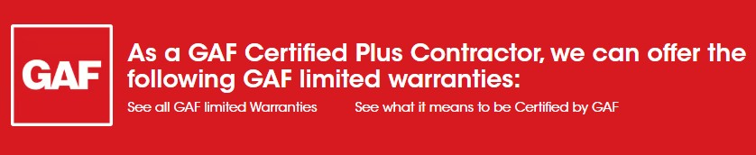 gaf certified plus contractor warranties